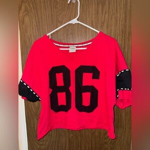 PINK Victoria's Secret Jersey Style Tshirt large